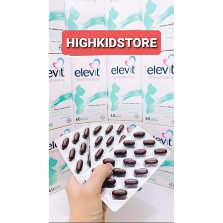 [HCM]Vitamin Elevit Breastfeeding sau sinh 60 viên