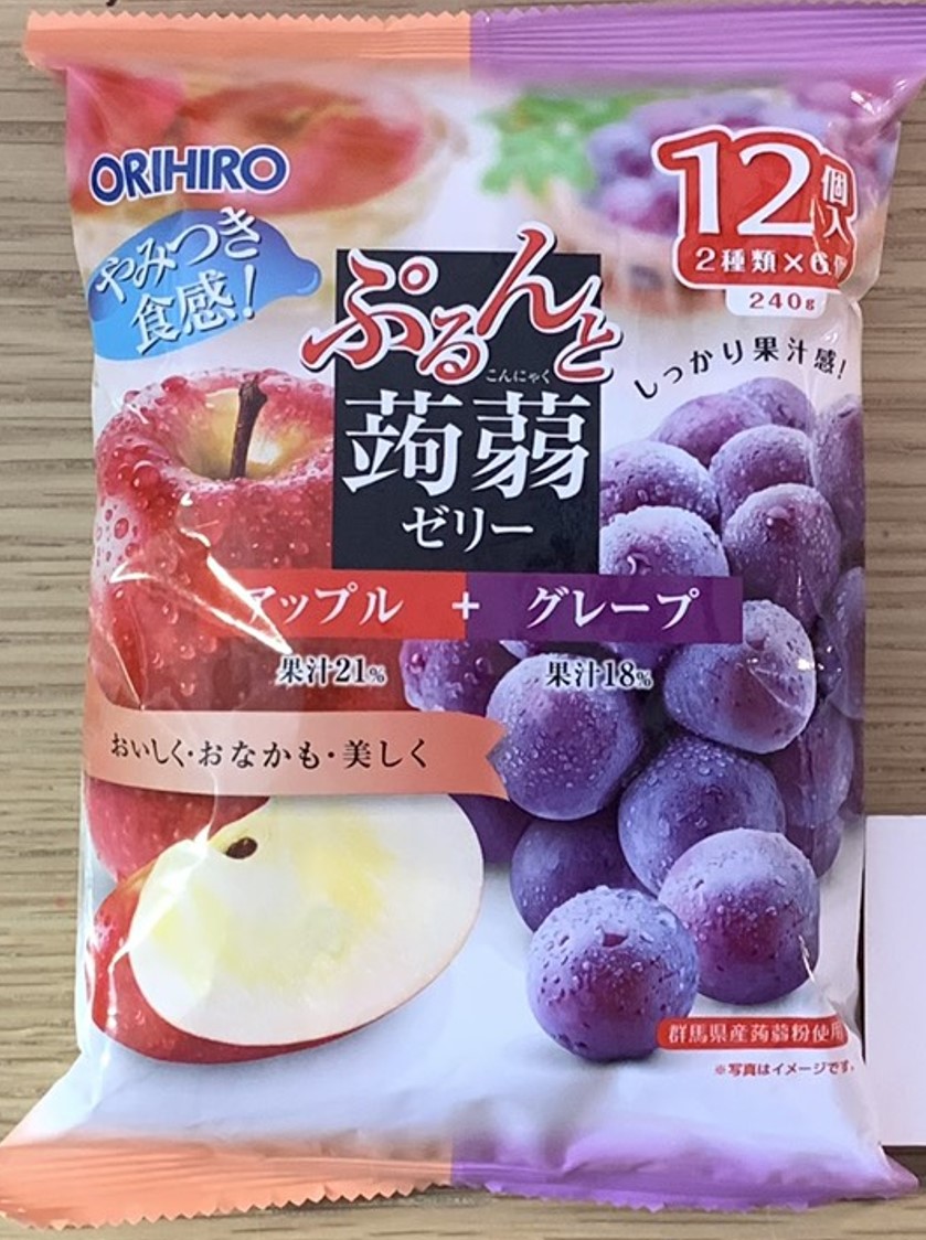 Thạch trái cây Orihiro Nhật Bản (240g)