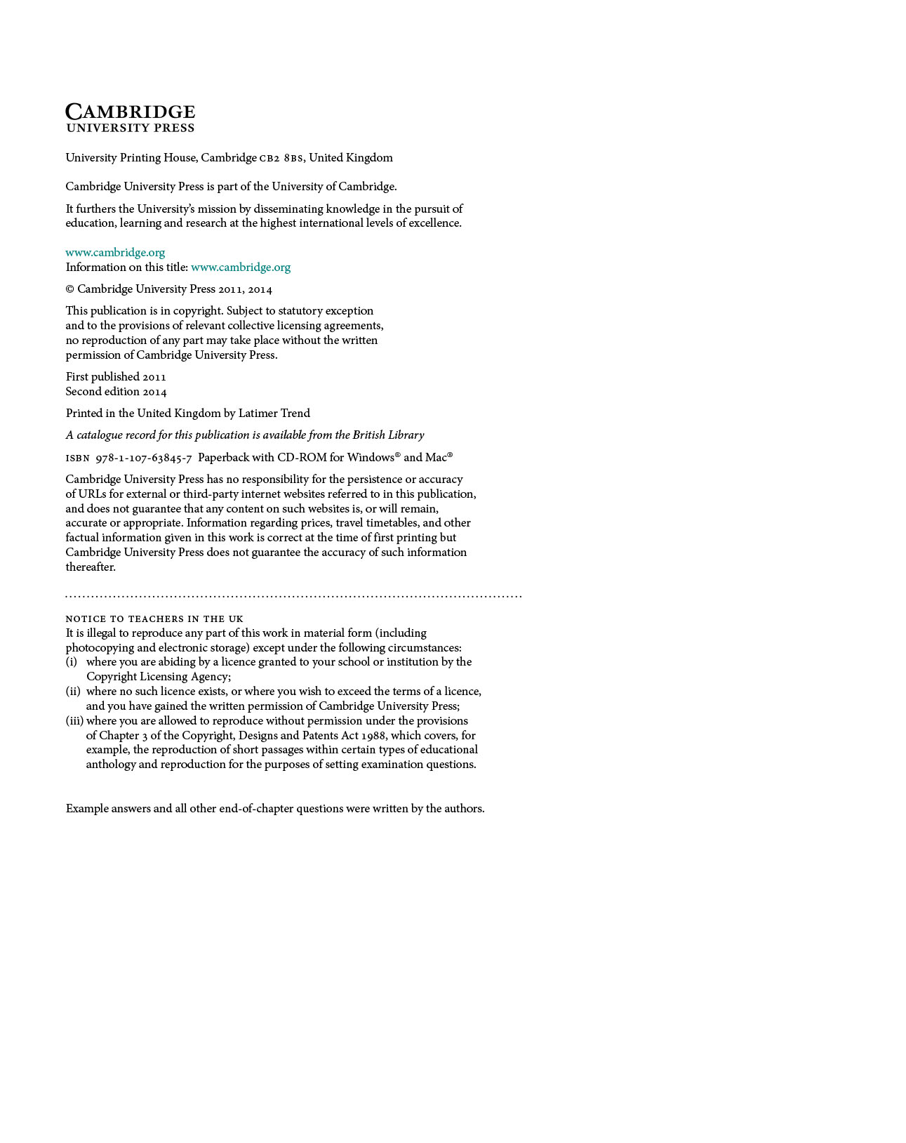 Cambridge International AS and A Level Chemistry Coursebook [ màu ]