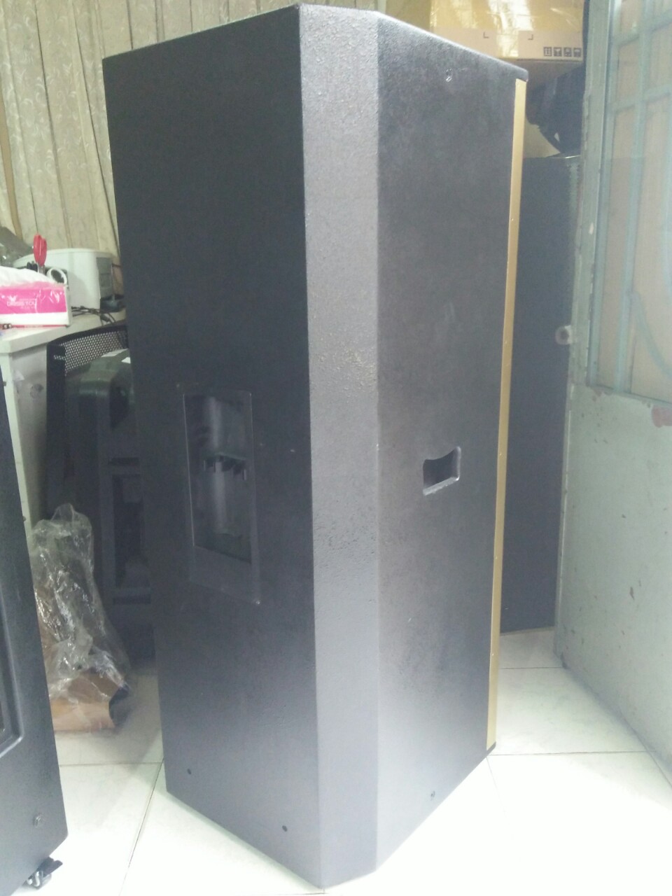 Vỏ Thùng Loa Kéo 4 Tấc Đôi Đứng
