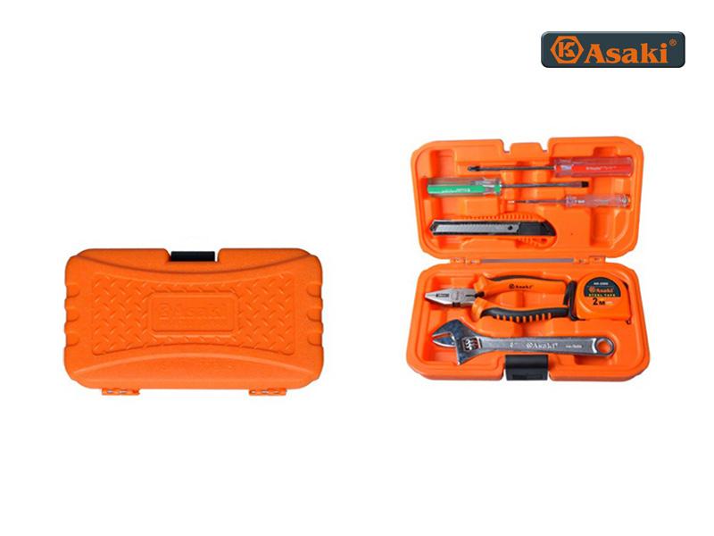 Bộ dụng cụ 8 chi tiết Asaki AK-9780 (Cam)