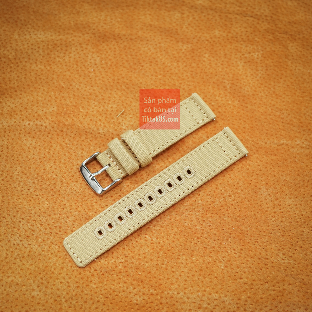 [HCM]Dây đồng hồ chốt thông minh vải dù Quick Release - size 20mm