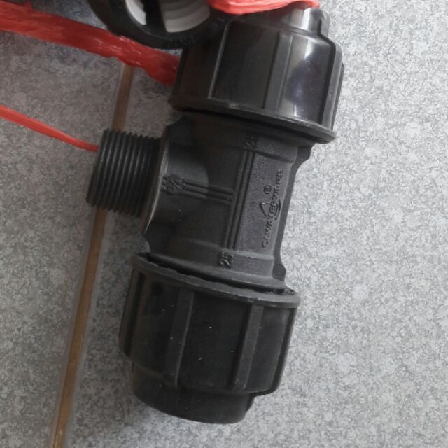 Tê răng ngoài 25 hdpe