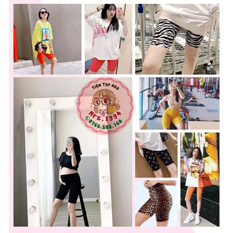 {Form Đùi ngố/ Biker} - QUẦN LEGGING CHUẨN THÁI HIỆU RAINBOW