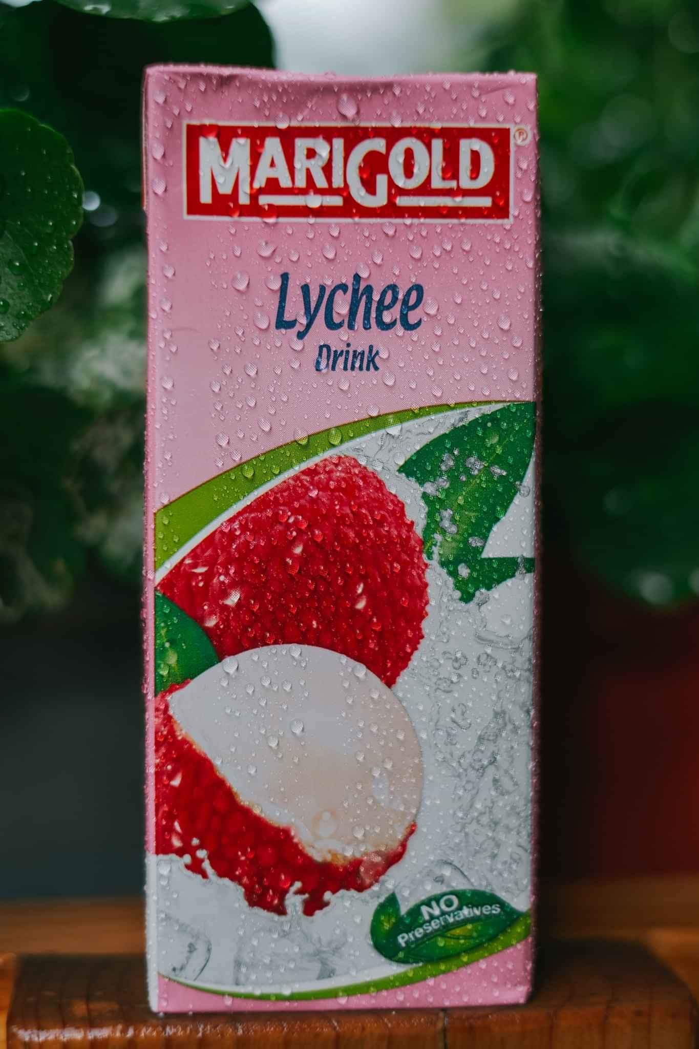 Nước ép Vải Marigold thùng 24 Hộp x 250ml