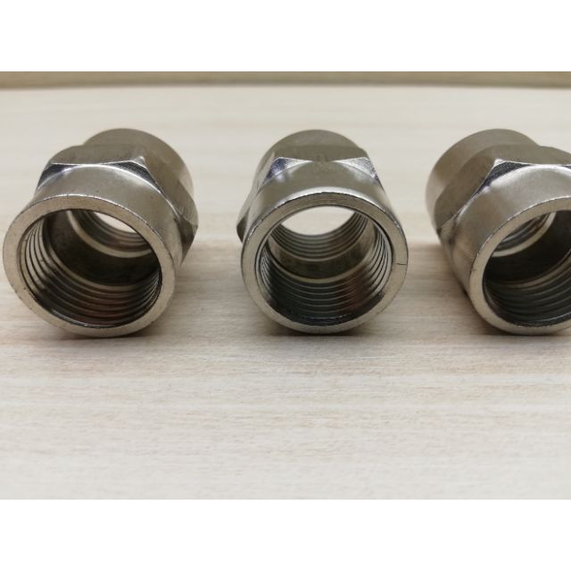 Nối 2 Đầu Ren Trong 21 inox cao cấp