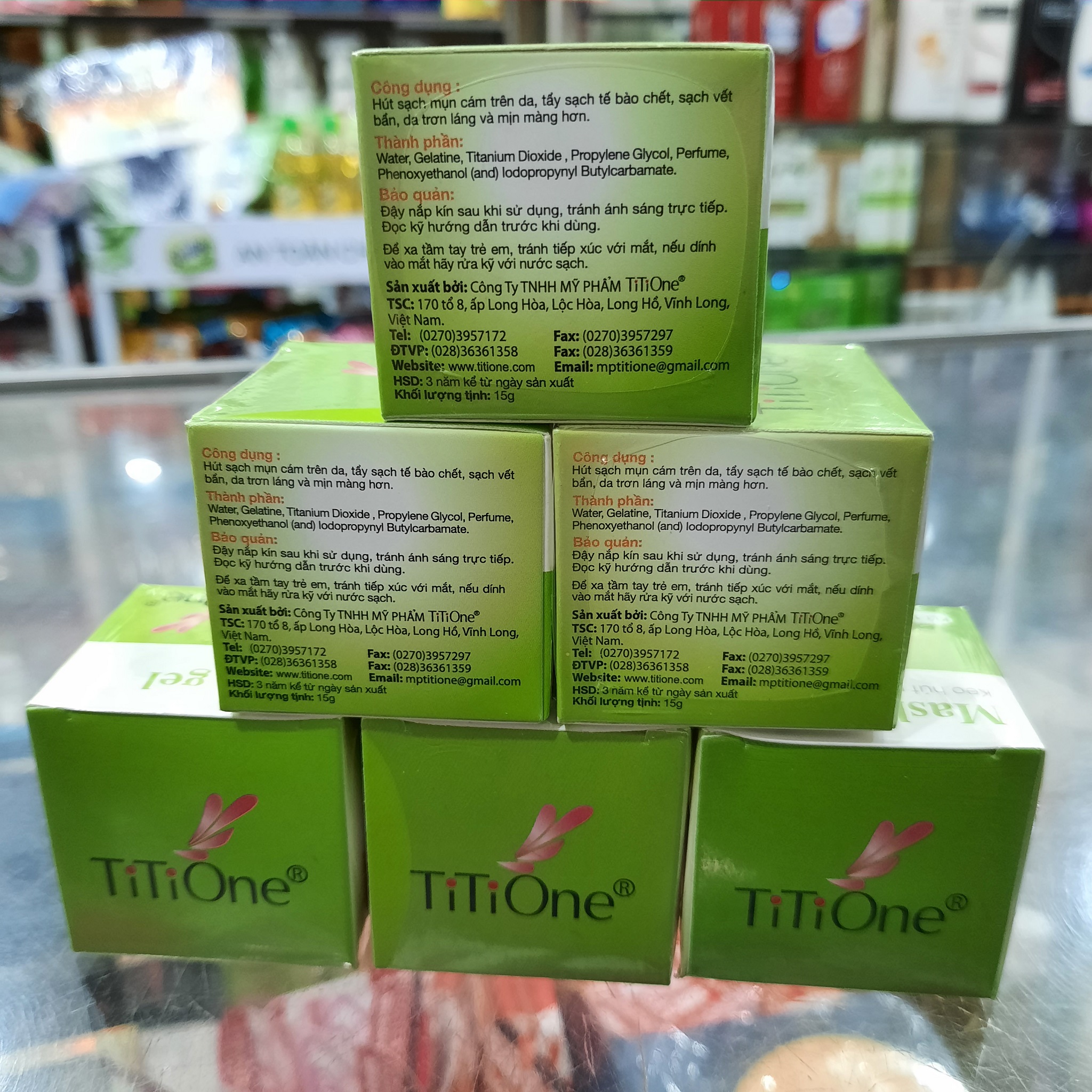 Gel hút mụn titione
