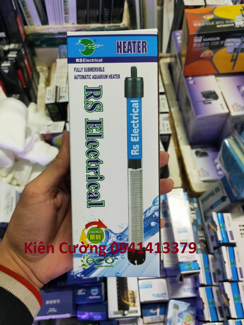 Máy sưởi RS Electrical 100W cho bể cá cảnh