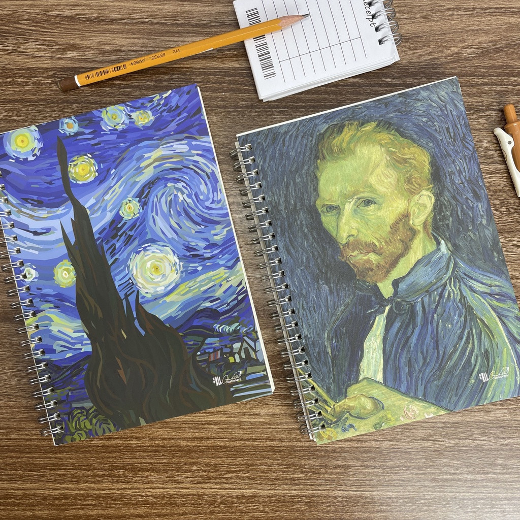 Sổ tay cỡ A5 Vangogh 120 trang_Guden Stationery