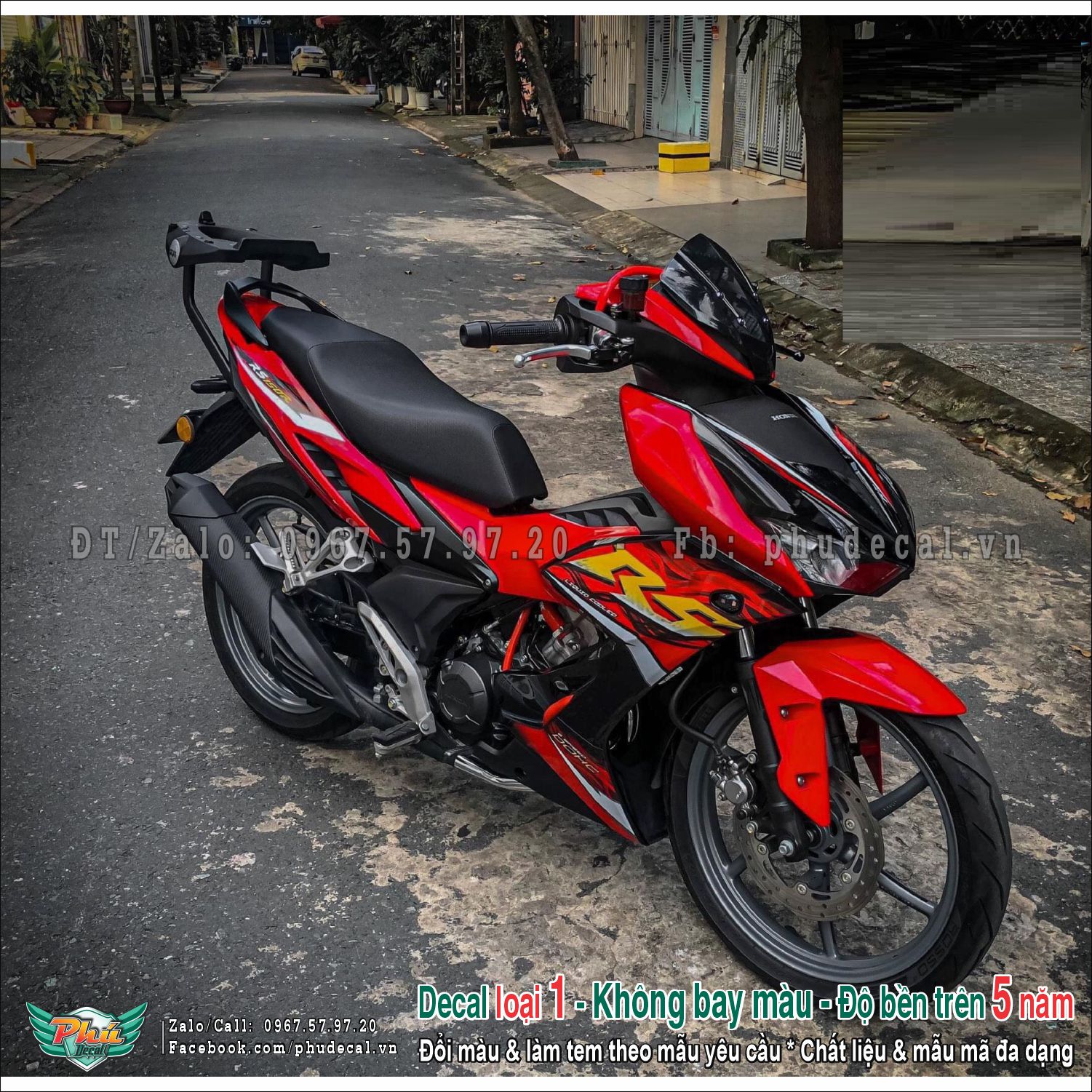 Tem rời Winner X đỏ đen Rs