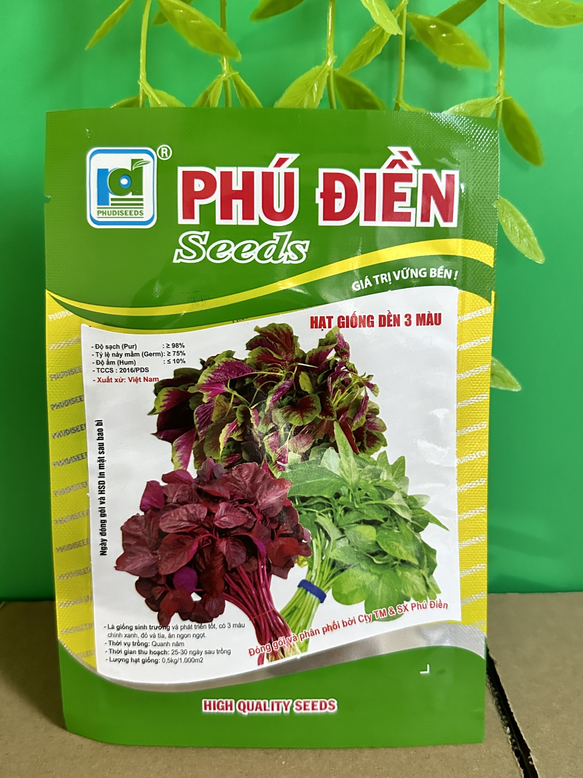 Hạt giống rau dền 3 màu
