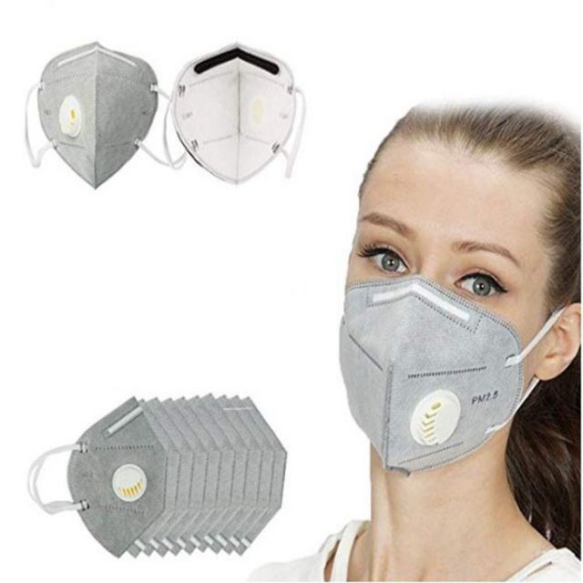 Combo 10 khẩu trang KN95 có van thở