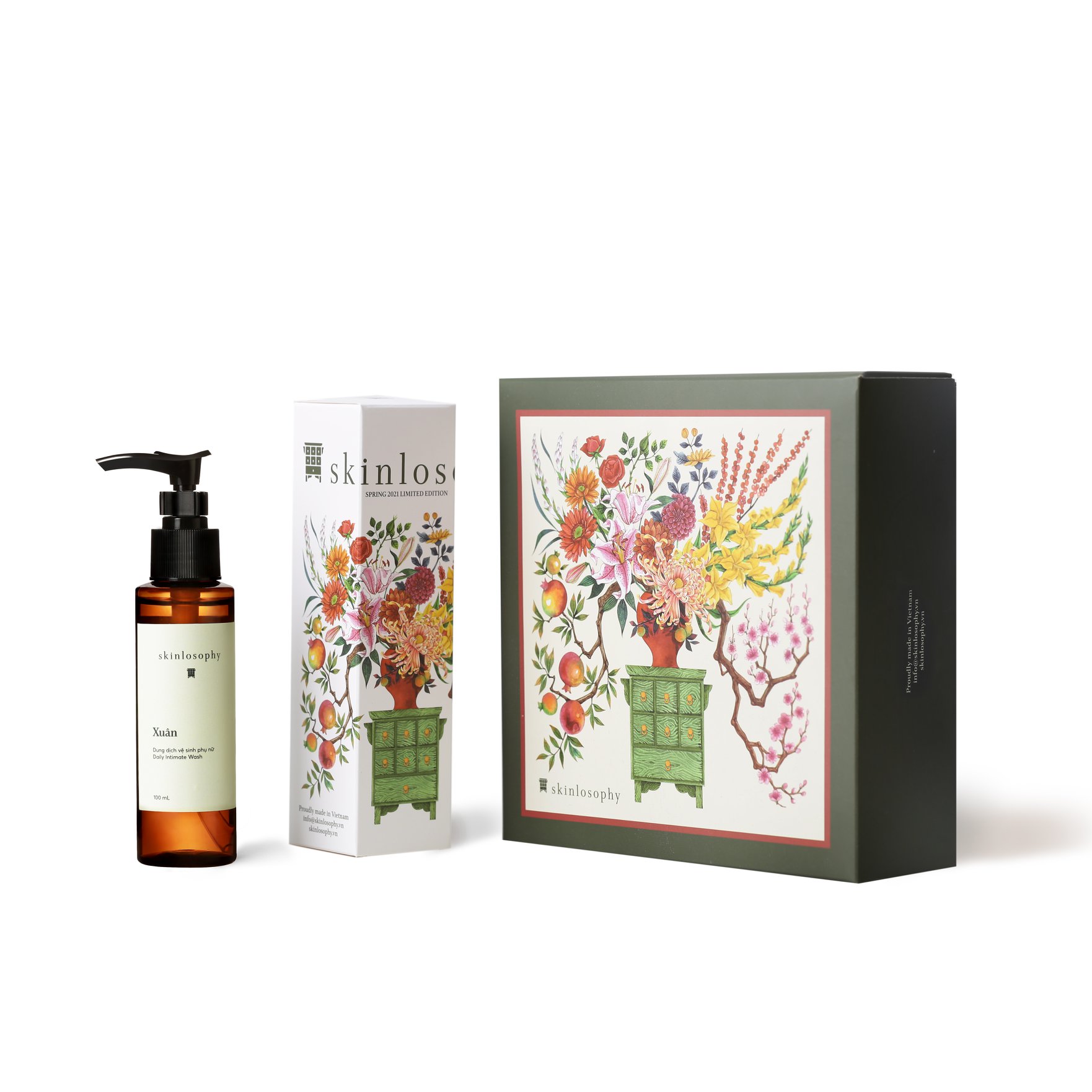 Dung dịch vệ sinh phụ nữ Xuân Skinlosophy 100mL