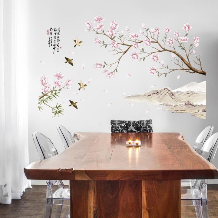 Decal dán tường cành hoa đào Sticker Tranh Dán Tường SK9286-flowerdecal