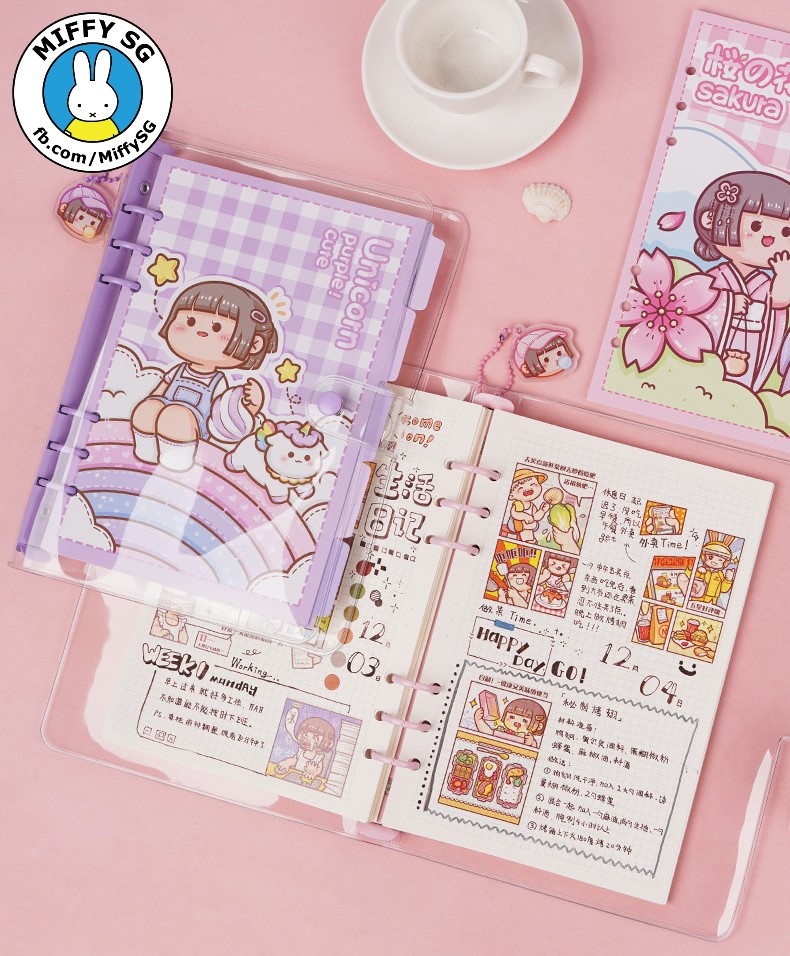[DUGA] SET PLANNER SỔ CÒNG A5A6 SMALL MOCHI