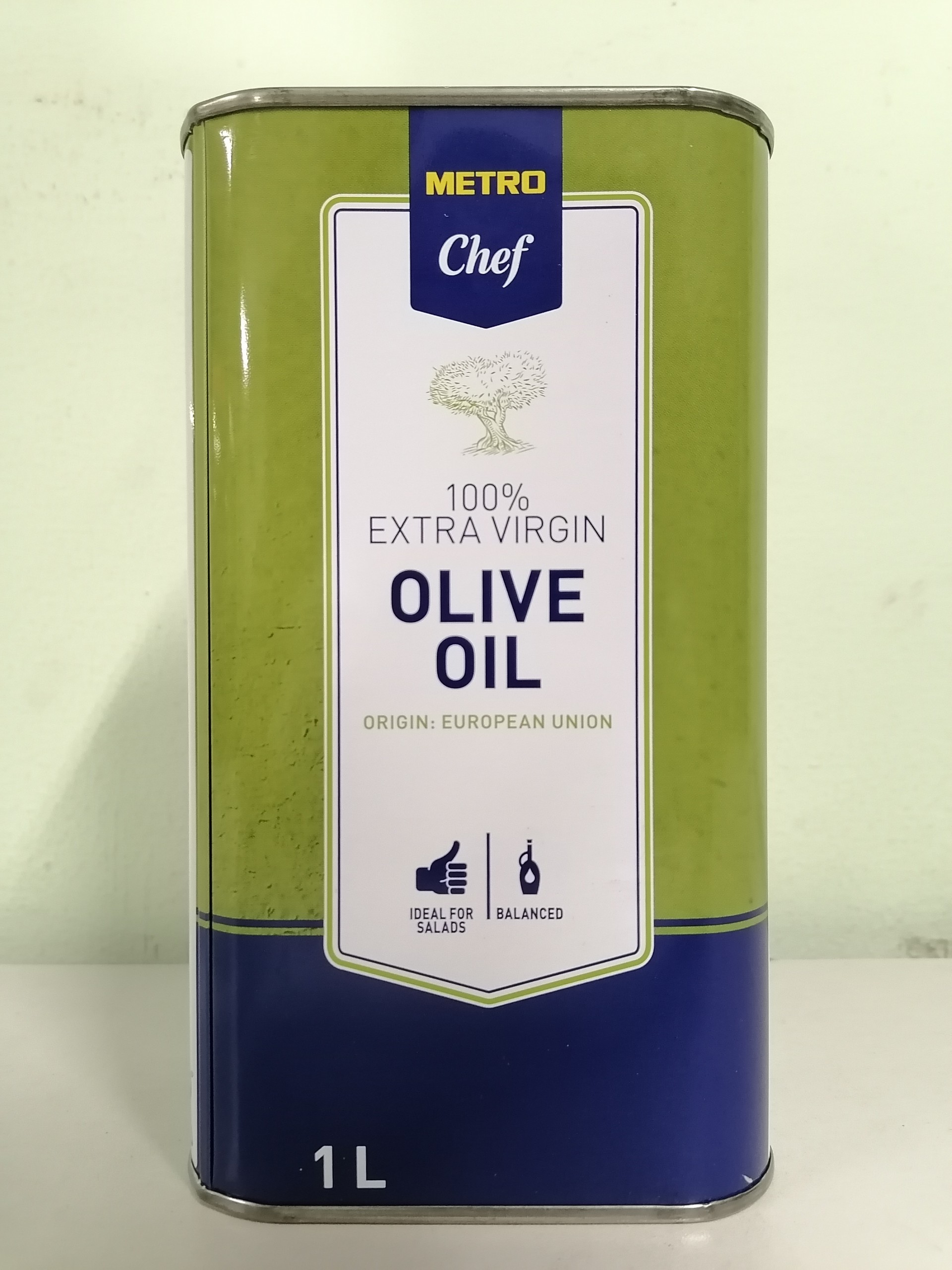 1 Lít Extra Virgin Dầu ô liu nguyên chất Italia METRO CHEF Olive Oil