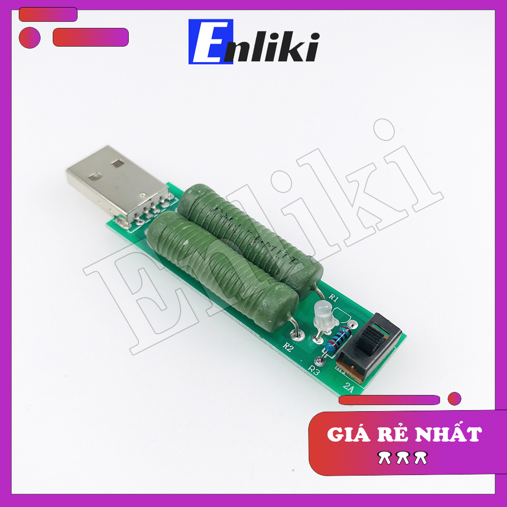 Điện Trở Xả Pin Cắm Cổng USB 1A-2A