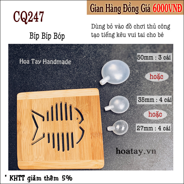 Bíp Bíp Bóp Tạo Tiếng Cho Thú Bông Handmade CQ247