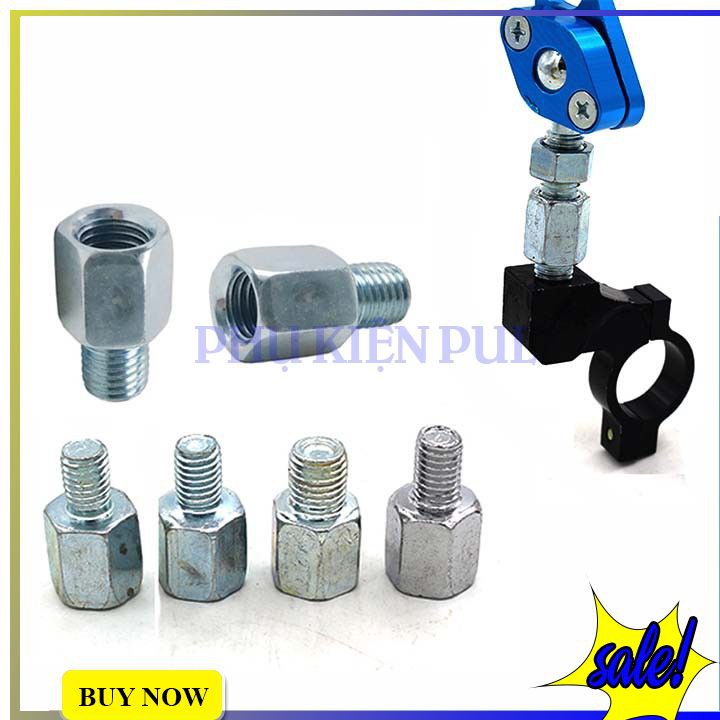 Ốc chuyển ren chân gương chân 8li
