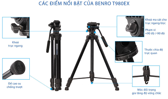 [HCM]Chân máy ảnh Benro T980EX