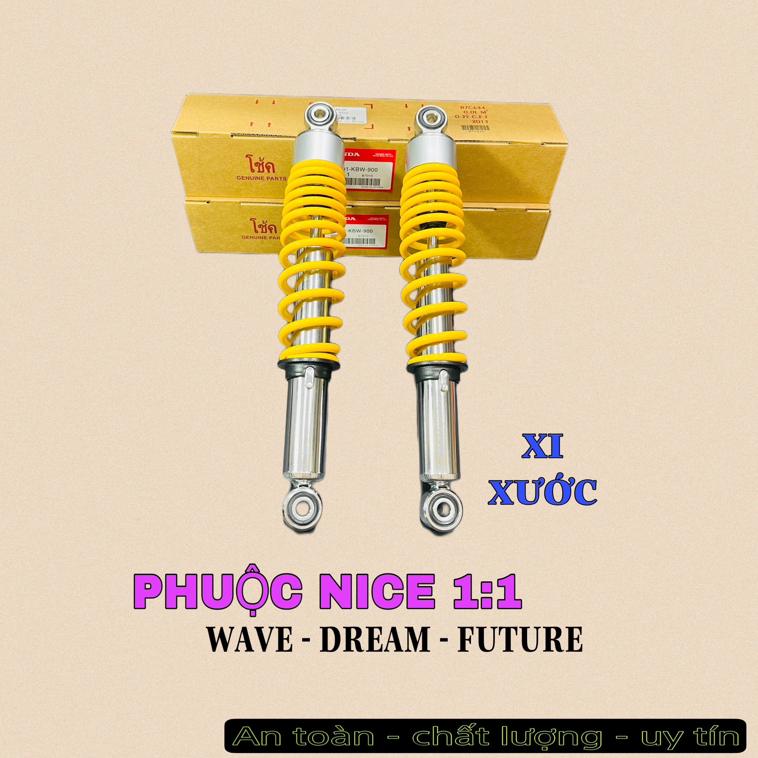 Phuộc NICE 1:1 WAVE, DREAM, FUTURE chuẩn như zin
