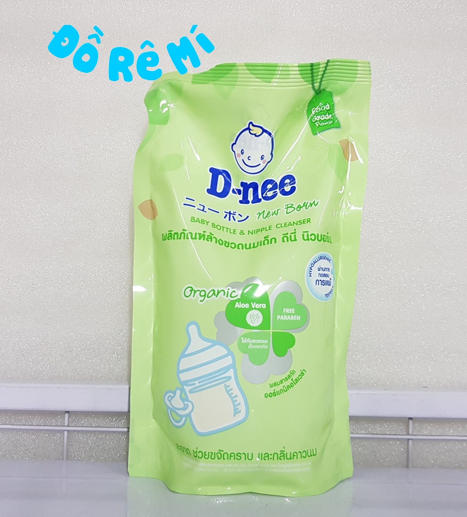 [HCM]Nước rửa bình sữa Dnee bịch 600ml Thái Lan
