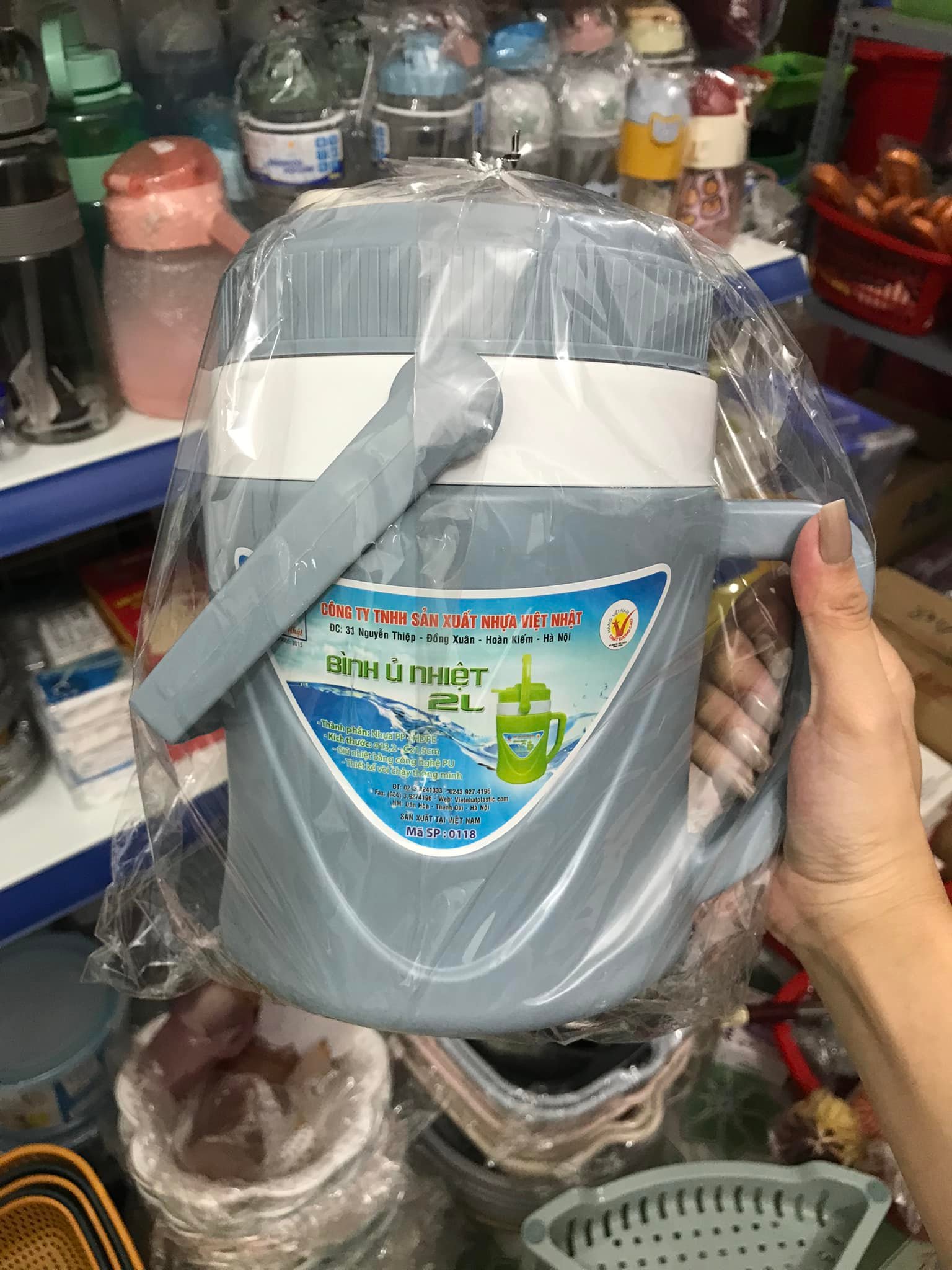 Bình ủ đá giữ lạnh (5-8 tiếng) Việt nhật 2 Lít, 3 lít, 3,8 lít
