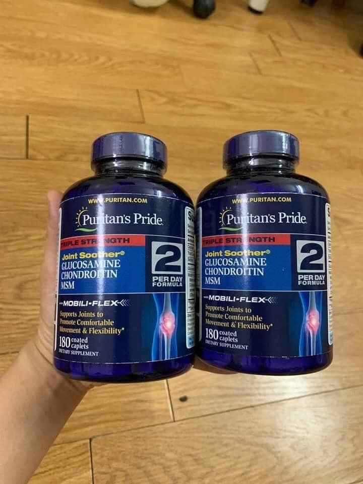 Glucosamin MSM Puritan's Pride Mỹ 180 viên