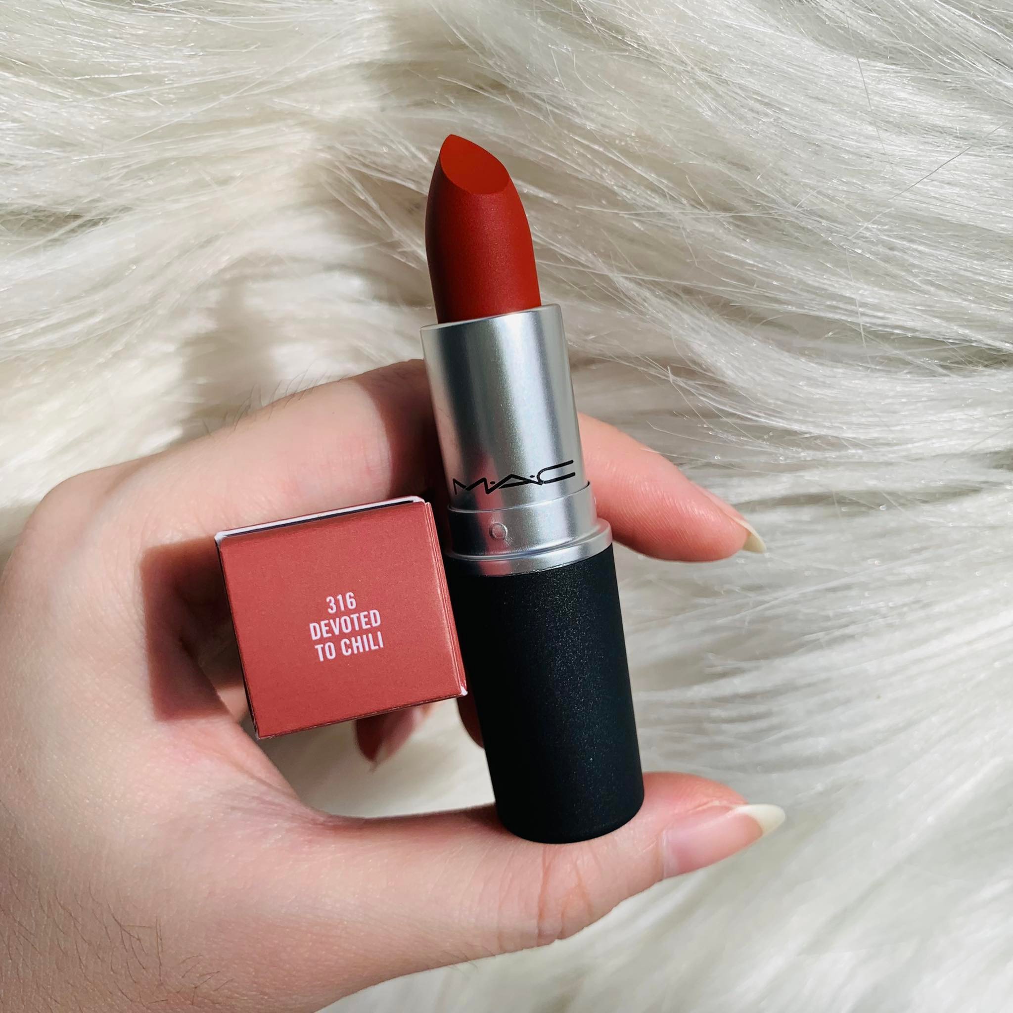 [SaigonScent] Son thỏi MAC Powder Kiss - 316 Devoted to Chili ( 3g )