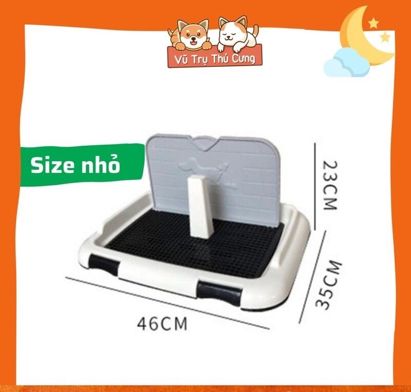 Khay vệ sinh cho chó có thành cao chống văng nước
