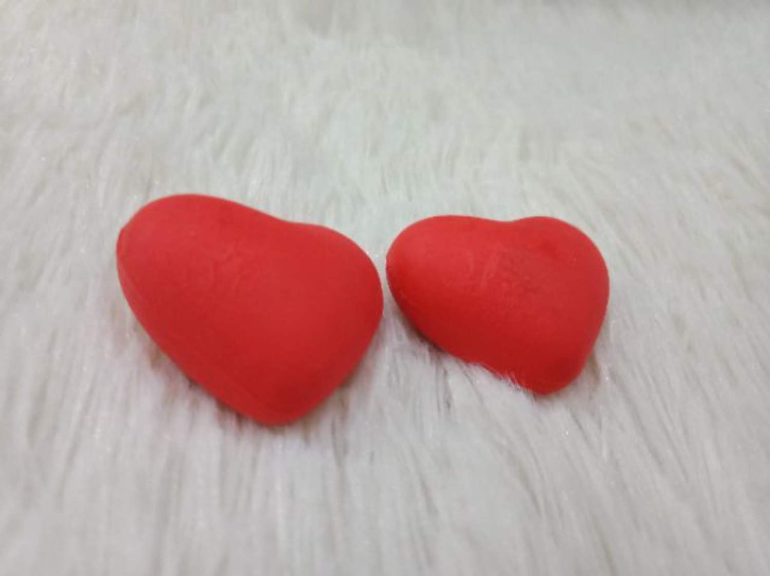 Gôm Eraser kiểu trái tim đỏ 2 cục/ túi SX-7007 SP000043