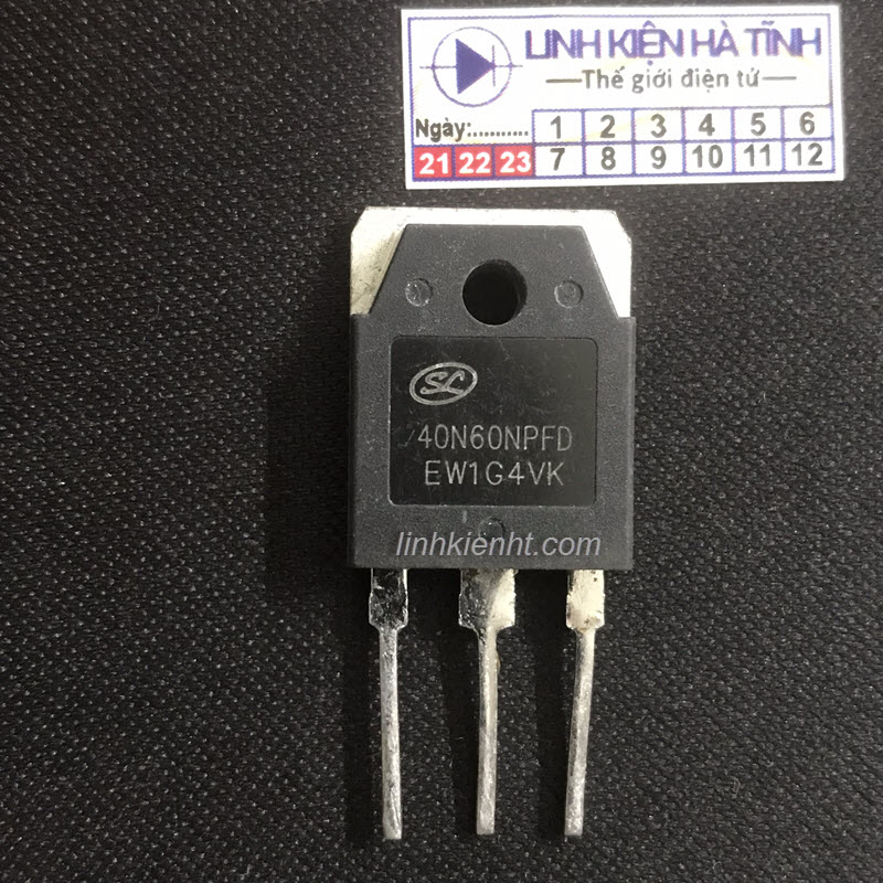 Igbt 40n60 g40n60 40n60npfd tháo máy