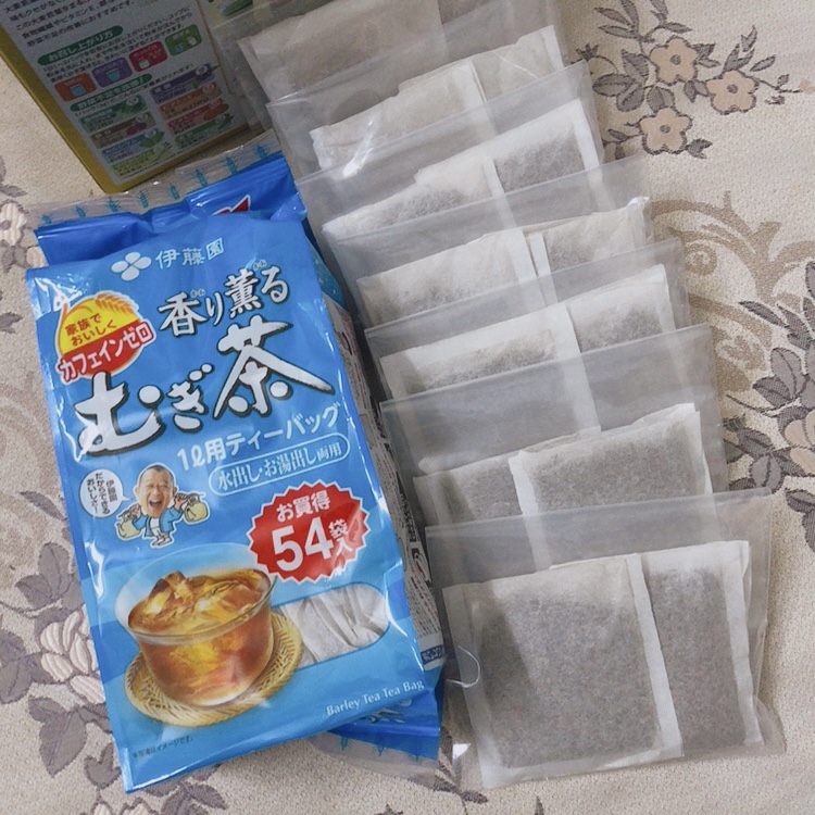 (Lẻ 6 gói) Trà lúa mạch Nhật Bản - chống táo bón trẻ nhỏ, giảm mụn tuổi dậy thì, thải độc gan giúp sáng da.