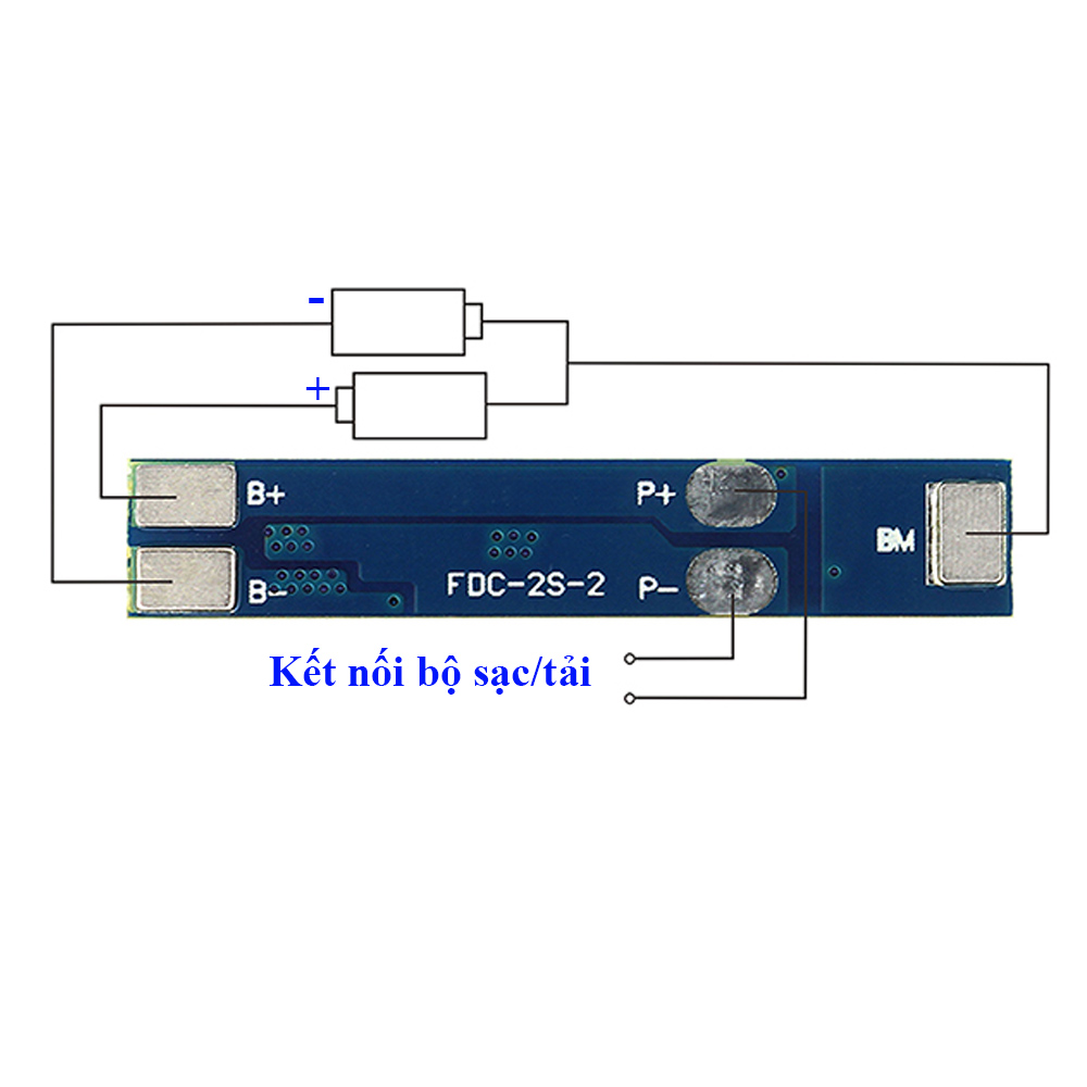 Mạch Sạc Và Bảo Vệ Pin Lithium 18650 2S