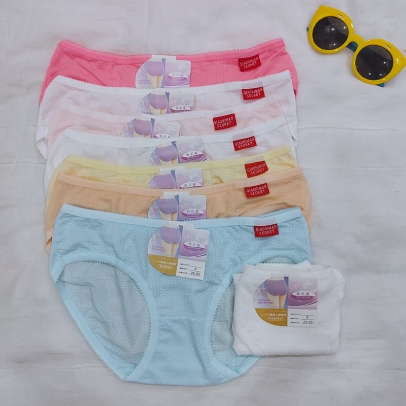 Combo 05 Quần Lót Nữ Thun cotton thông hơi Thái Lan