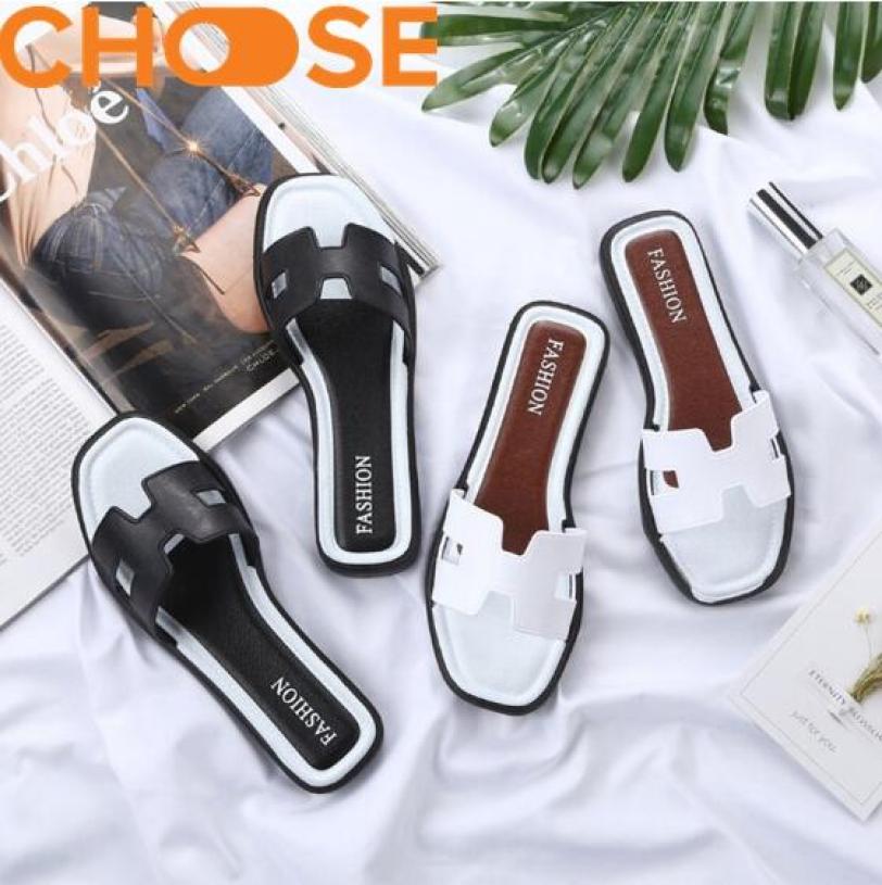 Dép Lê Nữ Quai Ngang/Giay Nu Màu Trắng Trong Nhà Mẫu Hot Nhất Năm 0501 giá rẻ