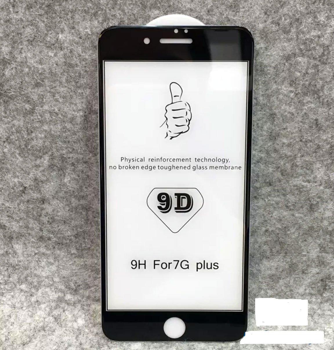 Kính cường lực cho iphone 7 Plus / 8 Plus - 9D xịn Full màn hình cao cấp