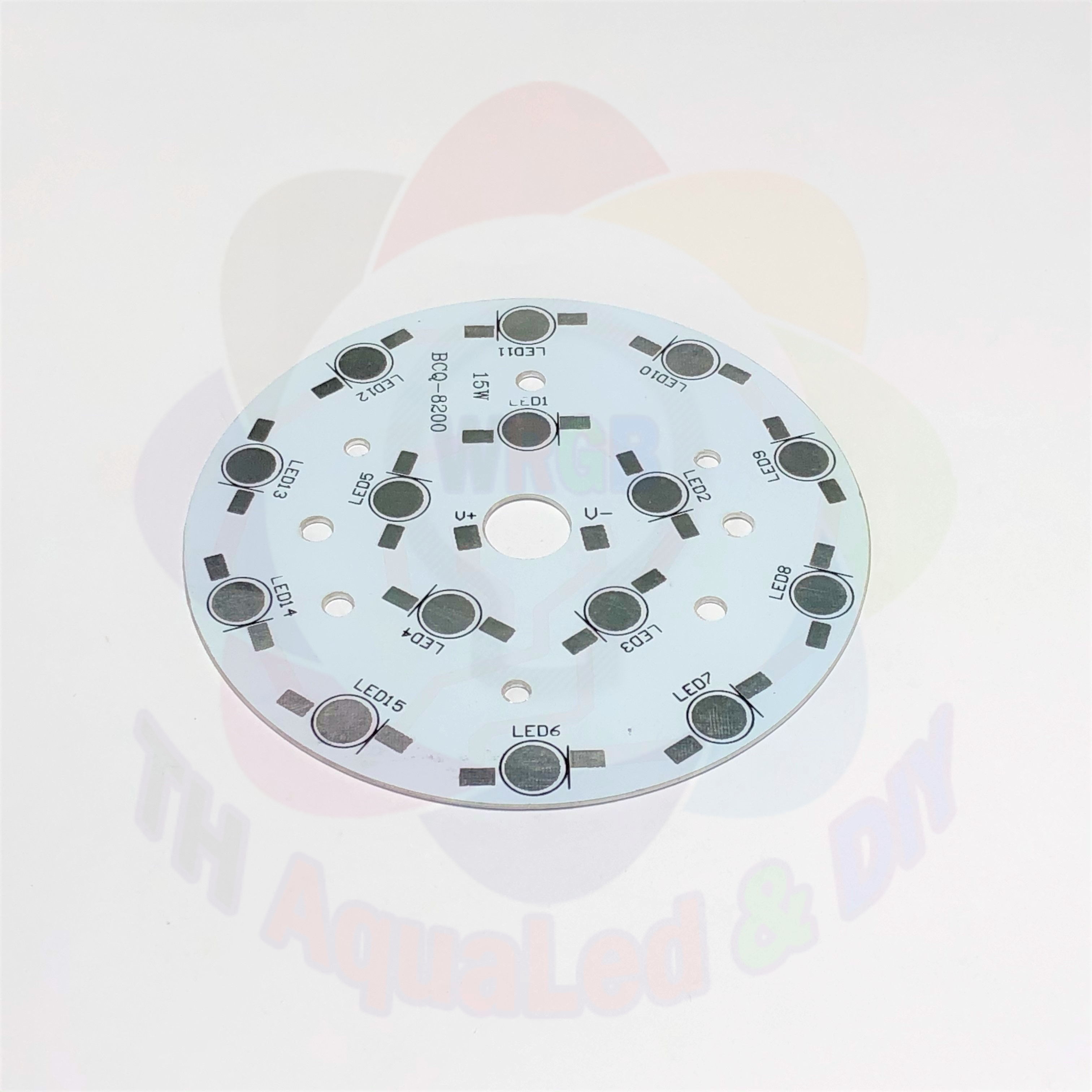 Mạch LED tròn 18 chip 100mm đế mạch 18 led nối tiếp sử dụng led luxeon mạch chuẩn dày tối ưu hóa điện năng và công suất