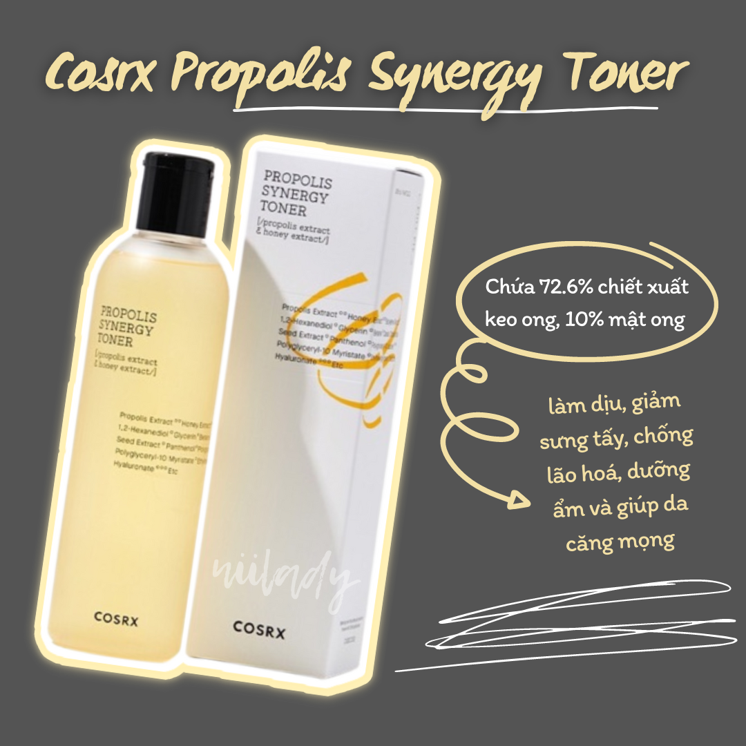 Nước cân bằng Cosrx Propolis Synergy Toner 150ml