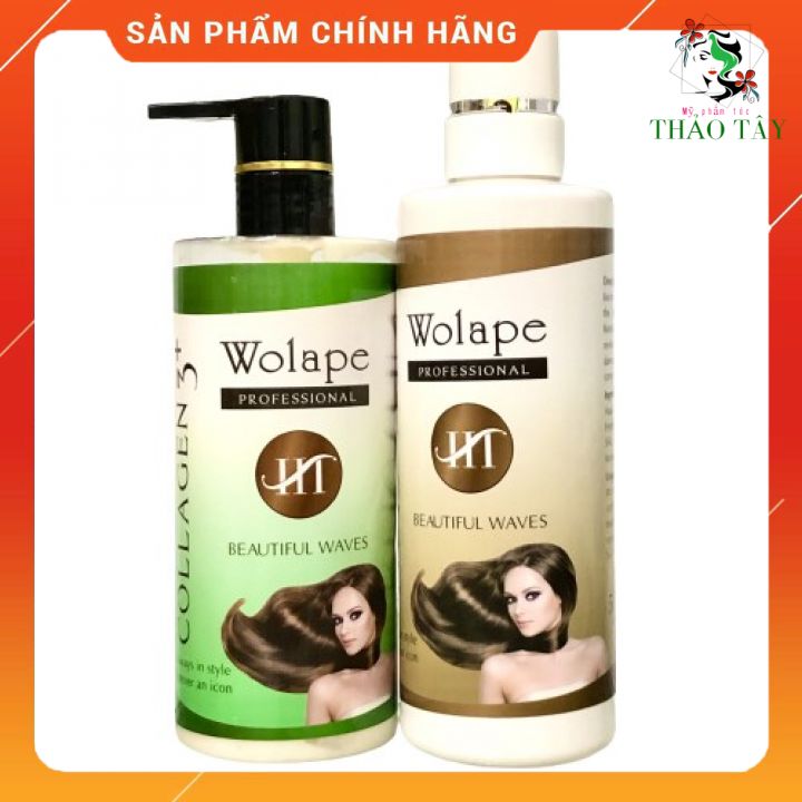 Hấp dầu Collagen Wolape HT 500ML phục hồi tóc - CHAI