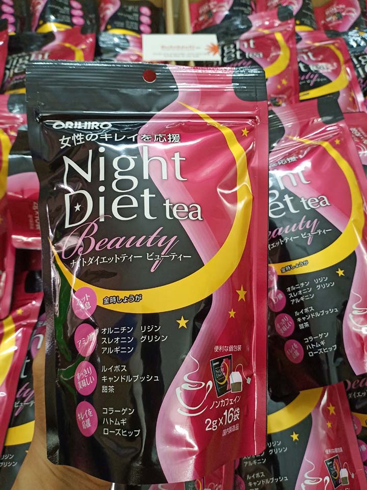 Trà Night Diet Hồng Nhật Bản 16 gói