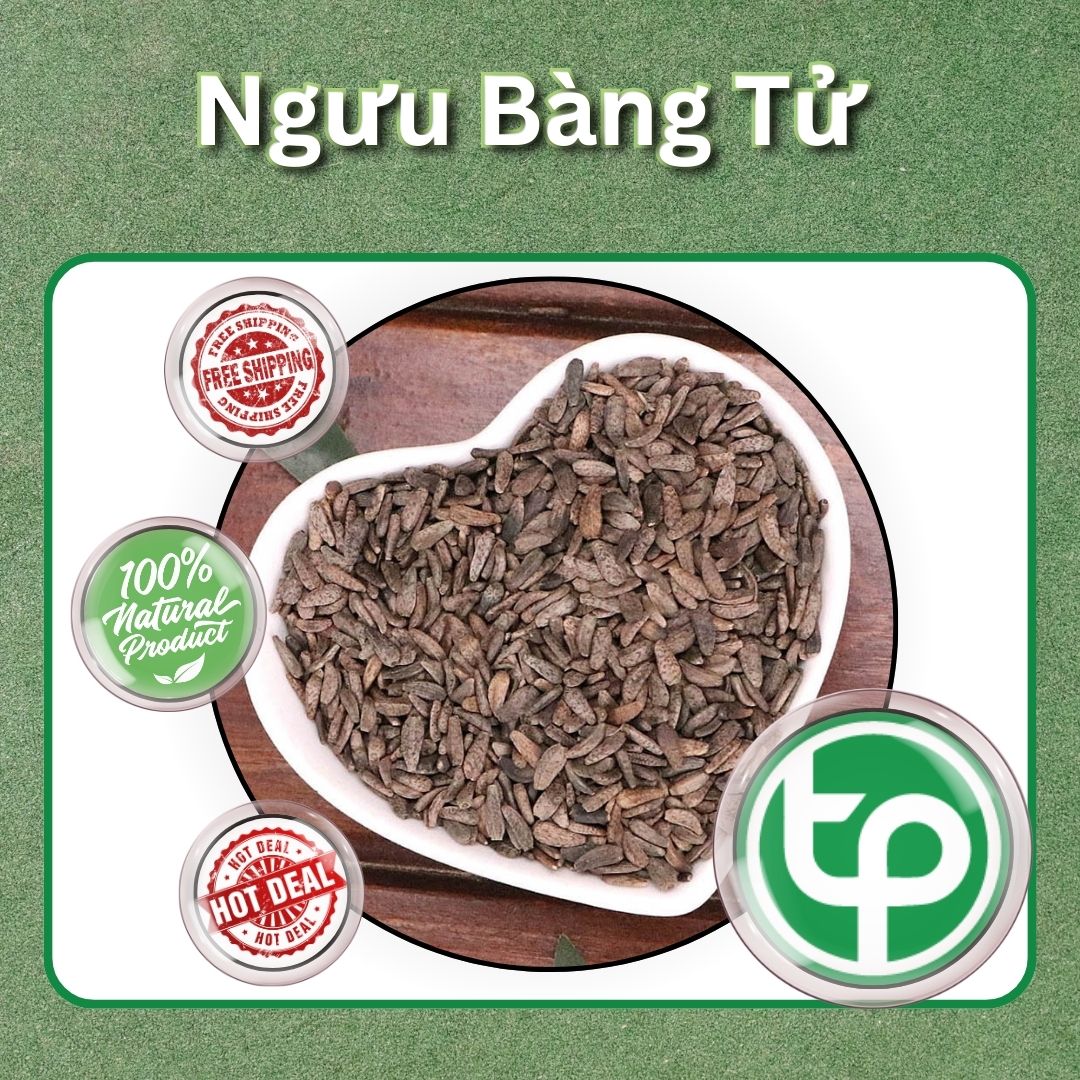 Ngưu bàng tử khô 500g - Thảo Dược Tấn Phát