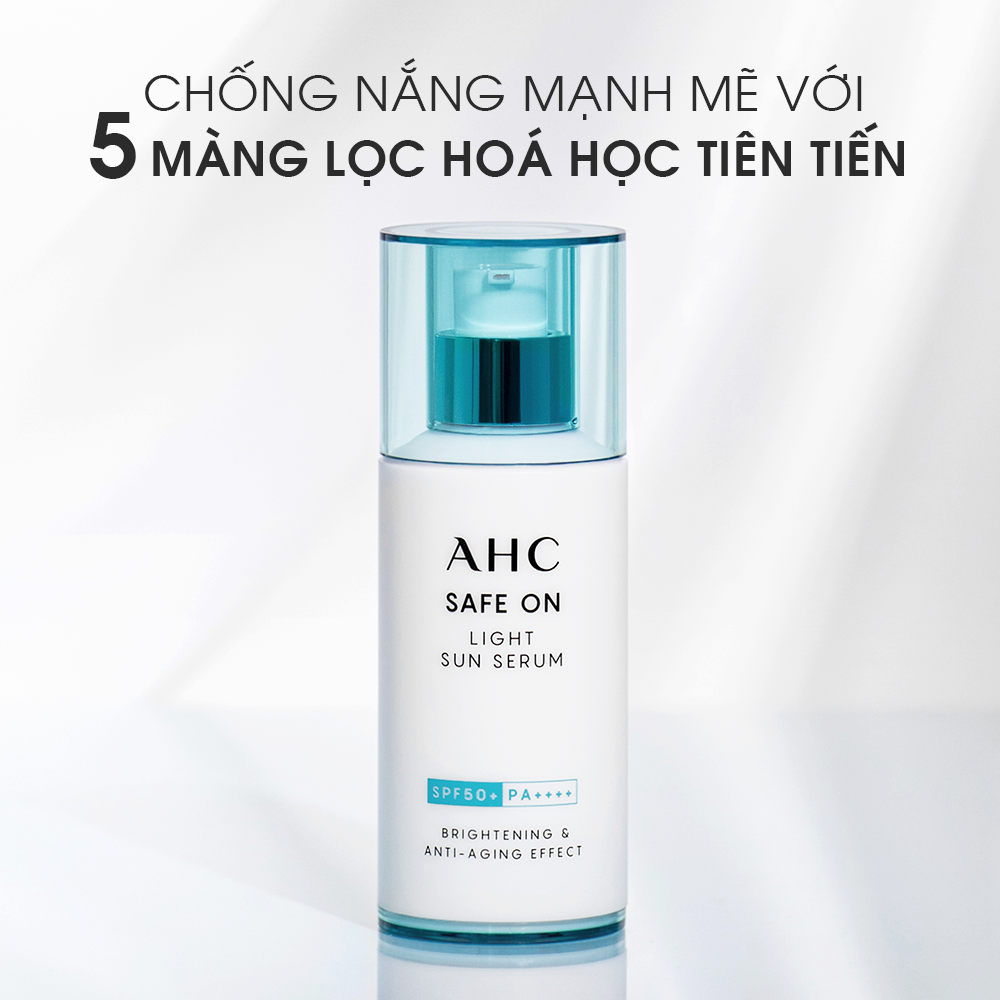 Tinh Chất Chống Nắng Cấp Ẩm - AHC Safe On Light Sun Serum 40ml