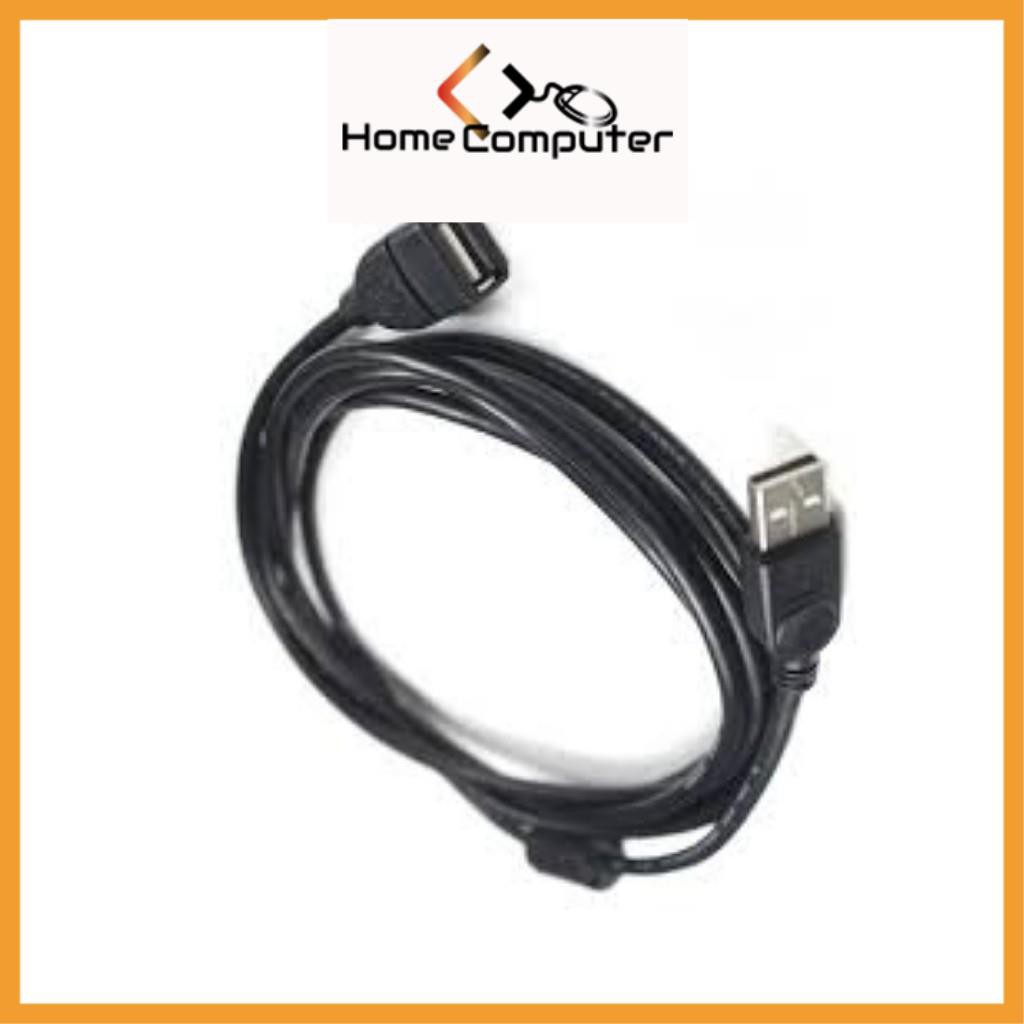 Dây cáp nối dài USB 1.5m, 3m, 5m đen chống nhiễu hàng chất lượng - Home Computer