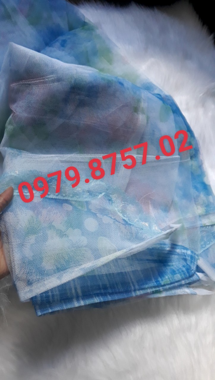 Mùng ngủ tuyn hoa 1m2x2m