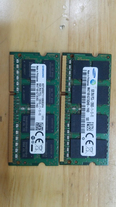 Bảng giá Ram Laptop 8GB 4GB 2GB DDR3 DDR3L chính hãng tháo máy Phong Vũ
