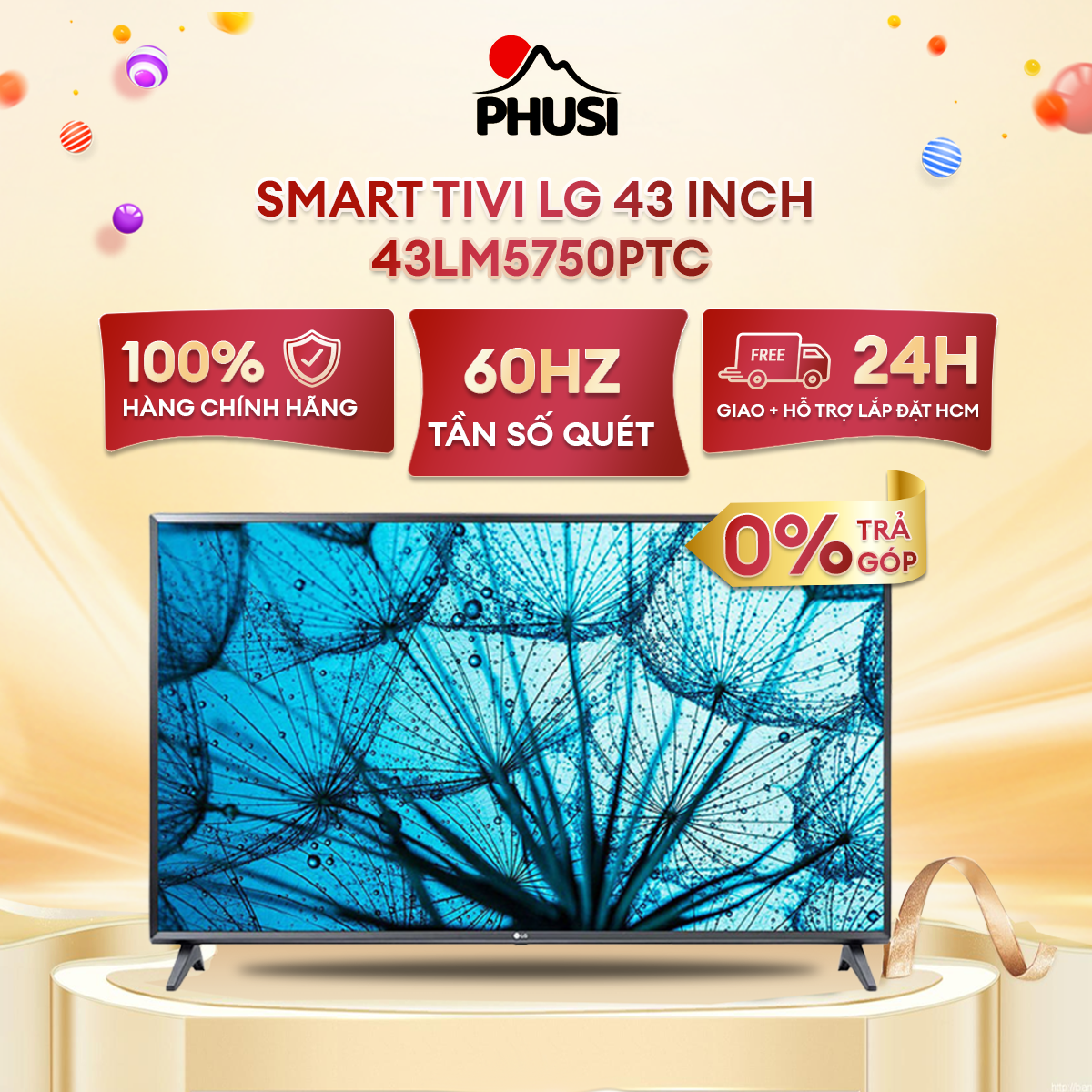 Smart tivi lg 43 inch 43lm5750ptc fhd thinq ai, điều khiển thông minh, điều khiển bằng giọng nói- hàng chính hãng