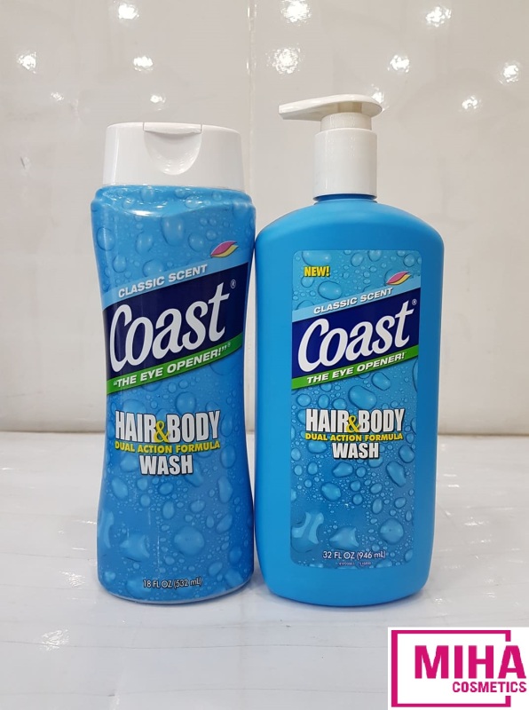 Sữa Tắm Gội 2 In 1 COAST 532ml 946ml USA