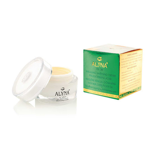 kem alyna mụn lão hóa da 15g ( tặng 1 miếng mặt nạ alyna dưỡng da )