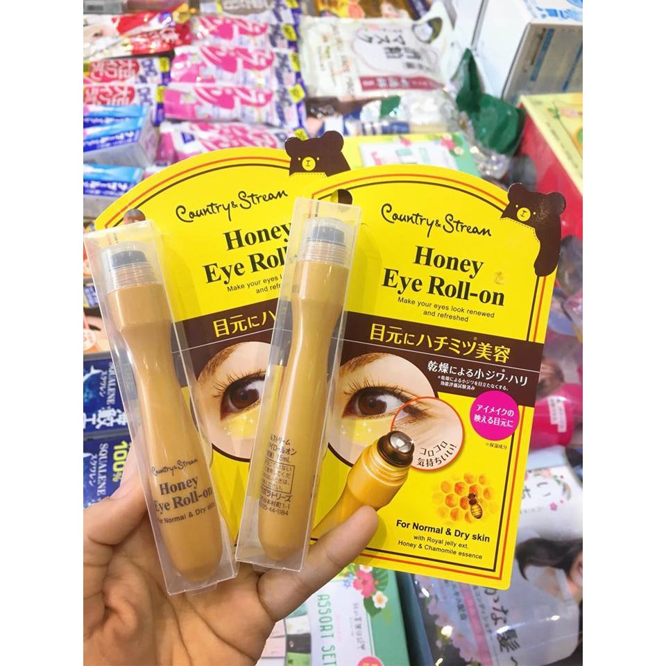 CÂY LĂN MẮT MẬT ONG HONEY EYE ROLL ON  - 2991